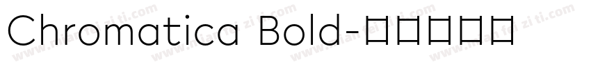 Chromatica Bold字体转换